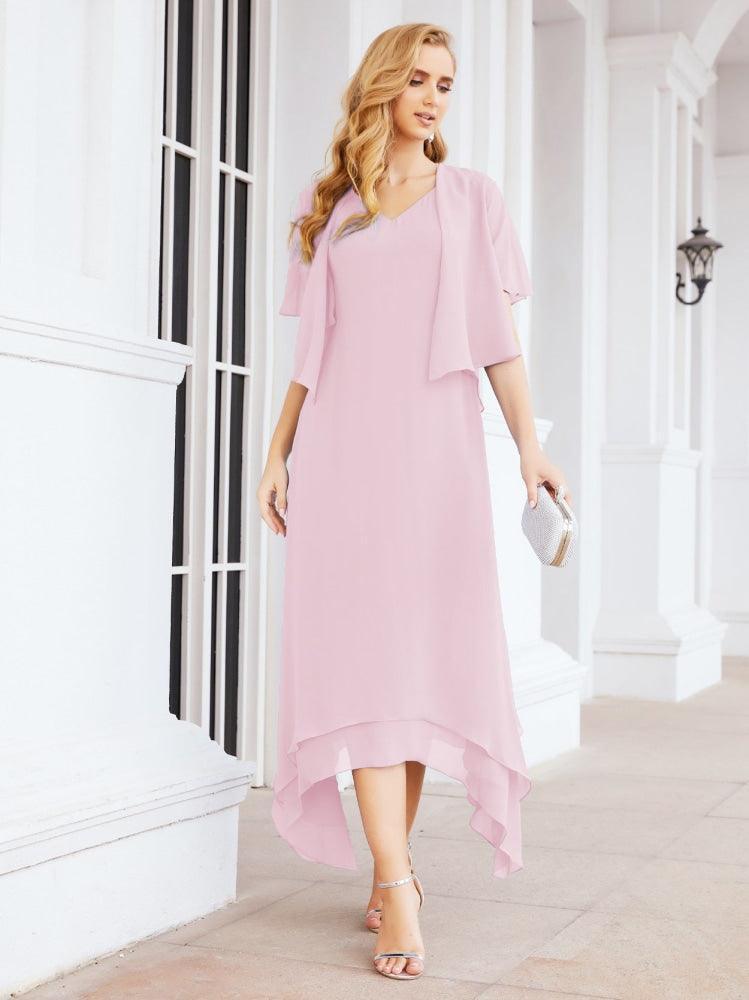 Numbersea Two-Piece A-line Mother of The Bride Dress Formal Party Gown Dress 28073 - numbersea