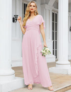 Numbersea Bridesmaid Dresses Backless Formal Prom Gowns for Evening Party Mother of The Bride Dress 28040-numbersea