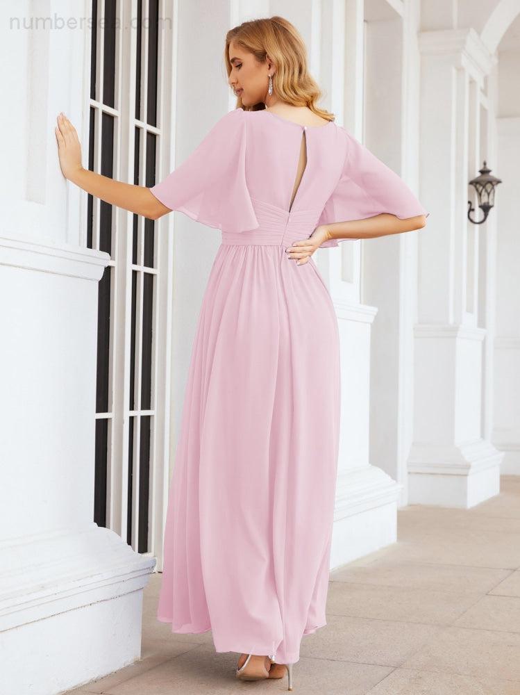 Numbersea Bridesmaid Dresses for Women Wedding Long Party Prom Dress 28068-numbersea