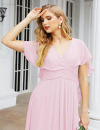 Numbersea Bridesmaid Dresses Backless Formal Prom Gowns for Evening Party Mother of The Bride Dress 28040-numbersea