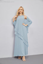 Mother of Bride Dresses with Open Front Lightweight Cardigan Formal Prom Gown 28081-numbersea