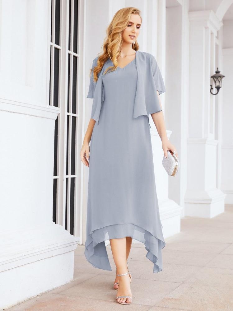 Numbersea Two-Piece A-line Mother of The Bride Dress Formal Party Gown Dress 28073 - numbersea