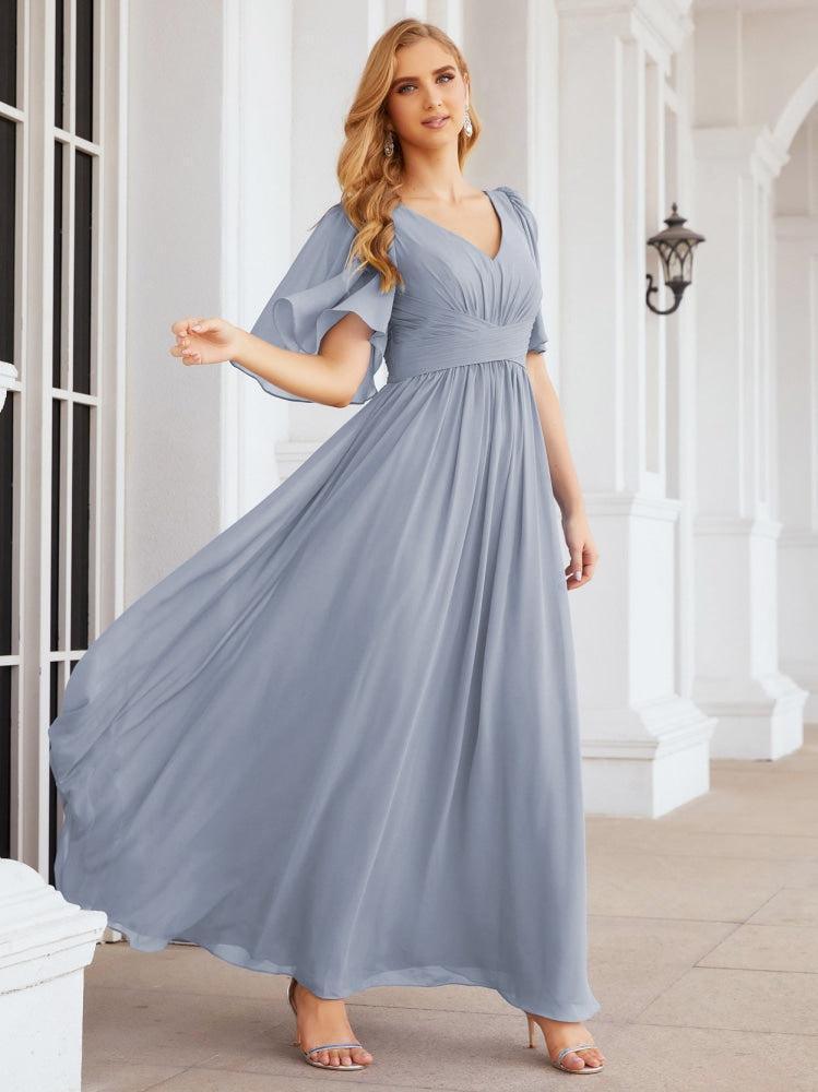 Numbersea Bridesmaid Dresses for Women Wedding Long Party Prom Dress 28068-numbersea