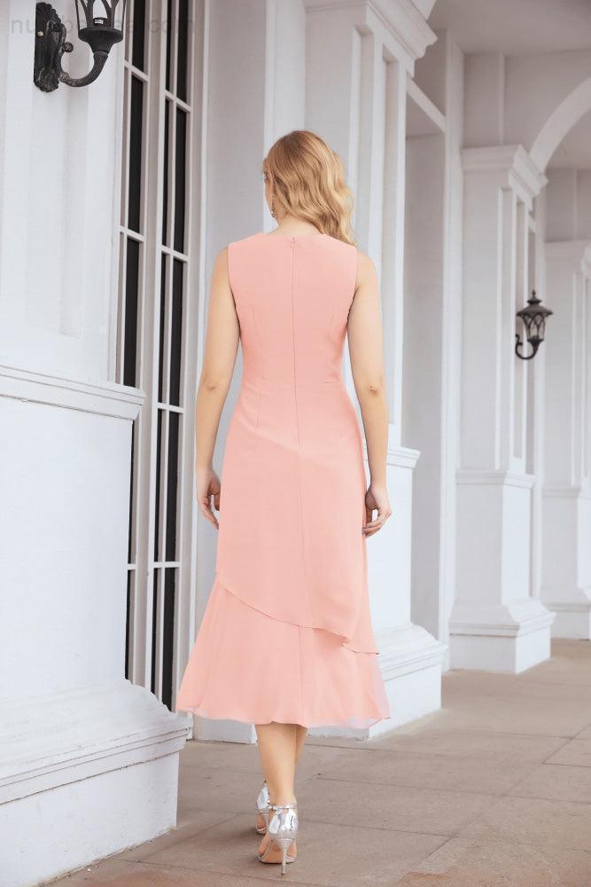 Two-Piece A-Line Mother Of The Bride Dress Formal Party Gown 28072