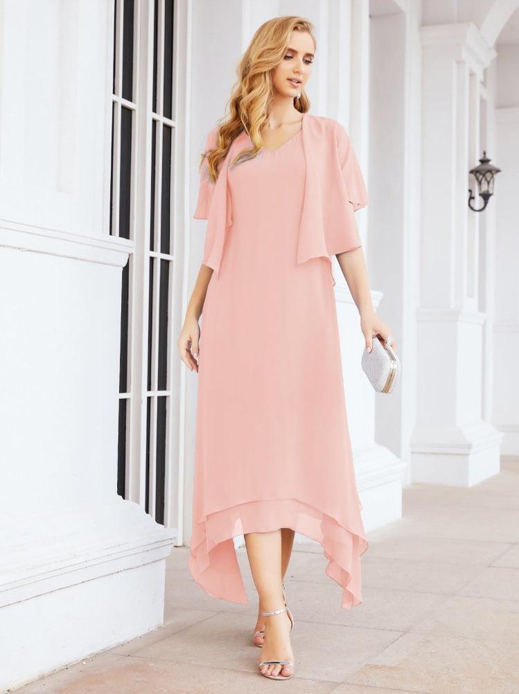 Numbersea Two-Piece A-line Mother of The Bride Dress Formal Party Gown Dress 28073 - numbersea