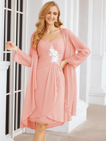 Robes de mariée Numbersea pour la mère de la mariée avec appliques en dentelle pour les invités du mariage 28066 