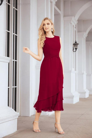 Two-Piece A-Line Mother Of The Bride Dress Formal Party Gown 28072