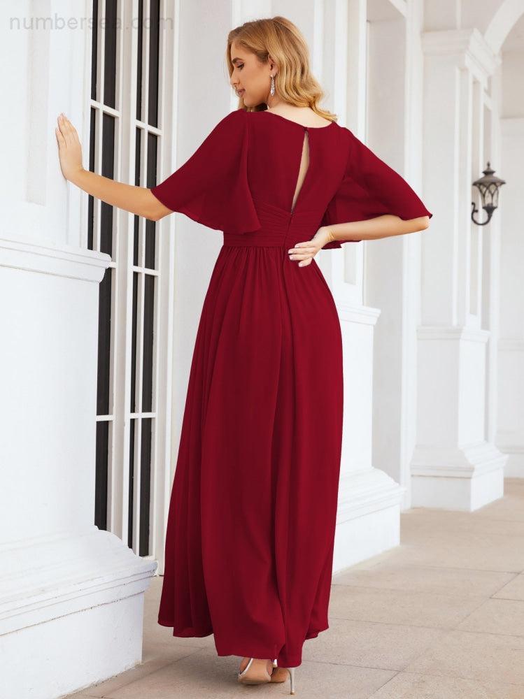 Numbersea Bridesmaid Dresses for Women Wedding Long Party Prom Dress 28068-numbersea