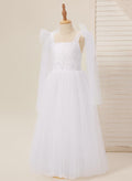 Tulle Ankle-length White Dress (2003227582)