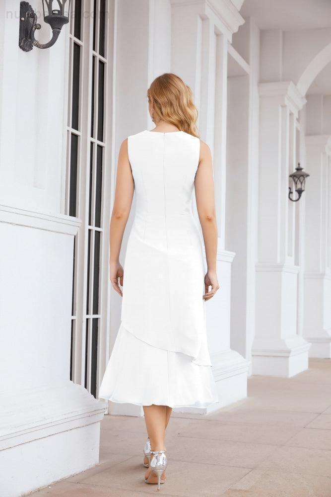 Two-Piece A-Line Mother Of The Bride Dress Formal Party Gown 28072