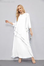 Mother of Bride Dresses with Open Front Lightweight Cardigan Formal Prom Gown 28081-numbersea