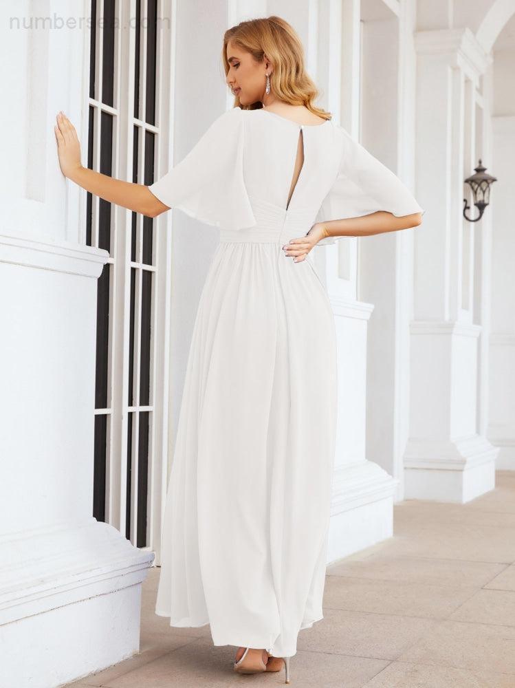 Numbersea Bridesmaid Dresses for Women Wedding Long Party Prom Dress 28068-numbersea