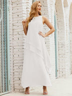 Chiffon Long Plus Size Mother Of Bride Dresses Formal Bridesmaid Prom Gown 28019