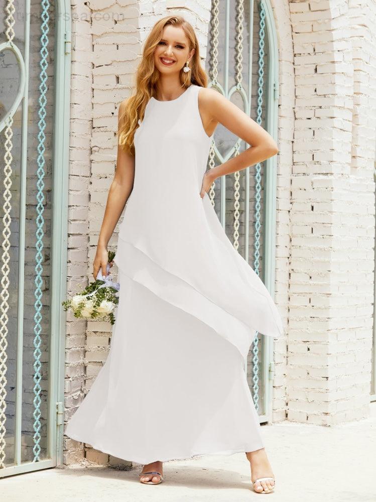 Chiffon Long Plus Size Mother Of Bride Dresses Formal Bridesmaid Prom Gown 28019