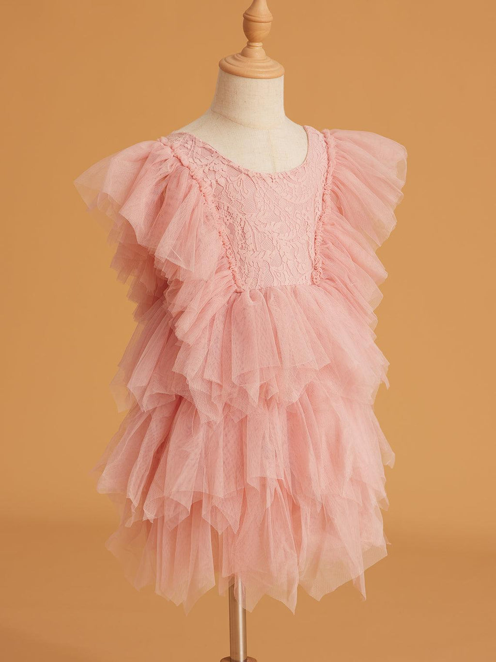 Kurzes/Minikleid aus Spitzentüll (2003227815) 