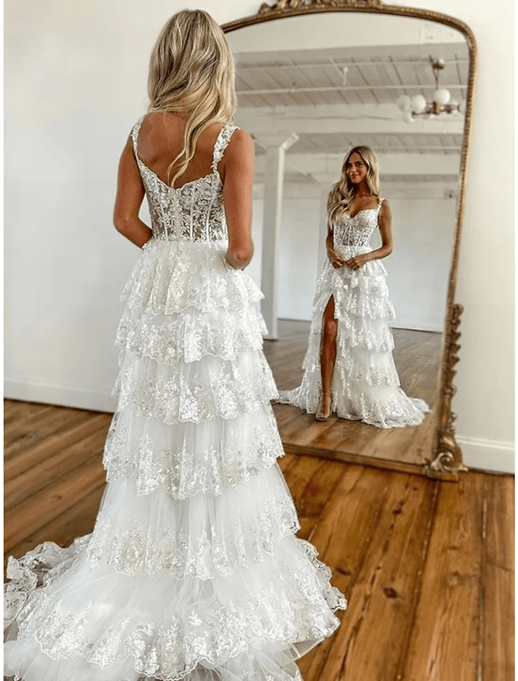 Vestidos de fiesta de sirena/trompeta, corsés, vestido formal, cola de corte, sin mangas, hombros descubiertos, tul con abertura de lentejuelas
