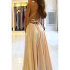 Etui-Linie/Säule Träger Satin Falten Ärmellos Ball Abendkleid Formal