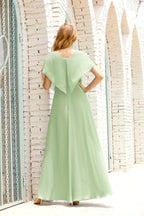 Numbersea Mother Of The Bride Dresses Plus Size V-Neck Floor Length Formal Prom Dress For Wedding