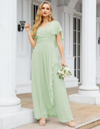Numbersea Bridesmaid Dresses Backless Formal Prom Gowns for Evening Party Mother of The Bride Dress 28040-numbersea