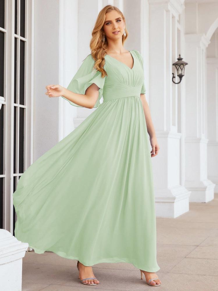 Numbersea Bridesmaid Dresses for Women Wedding Long Party Prom Dress 28068-numbersea