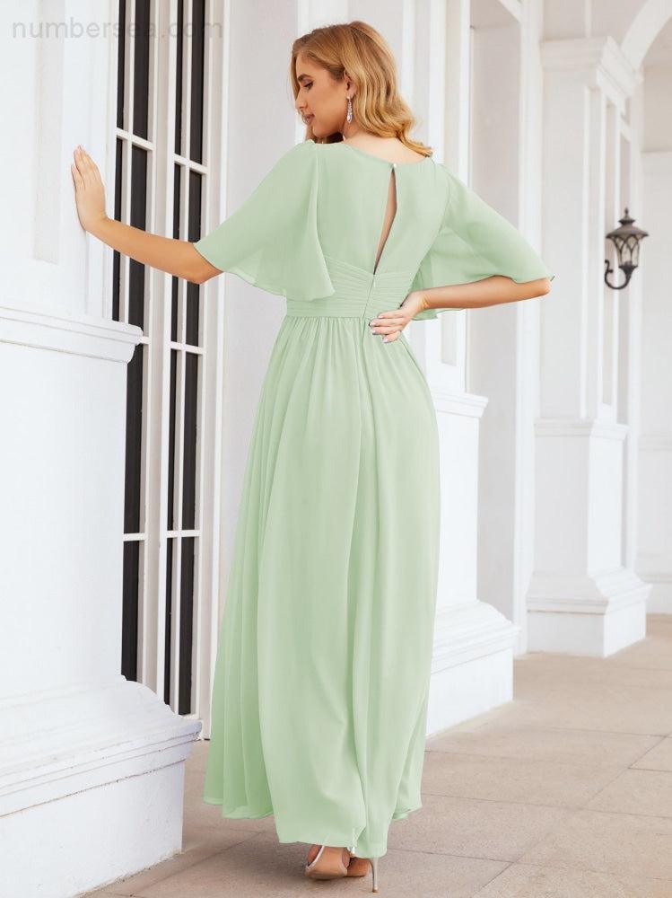 Numbersea Bridesmaid Dresses for Women Wedding Long Party Prom Dress 28068-numbersea