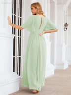 Numbersea Bridesmaid Dresses for Women Wedding Long Party Prom Dress 28068-numbersea