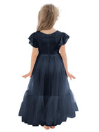 Knöchellanges weißes Kleid aus Spitzentüll (2003227579) 