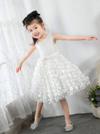 NumberSea - Kids Little Flower Girls' Princess Cute Dresses Children's Occasion Wear Party Dresses Birthday Dress