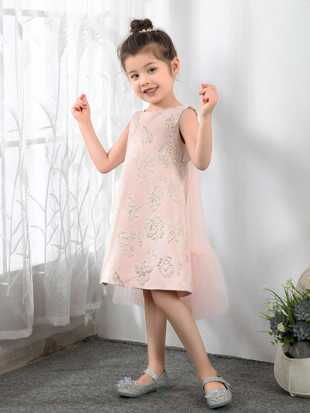 NumberSea - Kids Little Girls' Princess Cute Dresses Birthday Dress Children's Occasion Wear Party Dresses