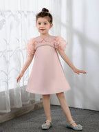 NumberSea - Kids Princess Cute Dresses Birthday Dress Children's Occasion Wear Party Dresses