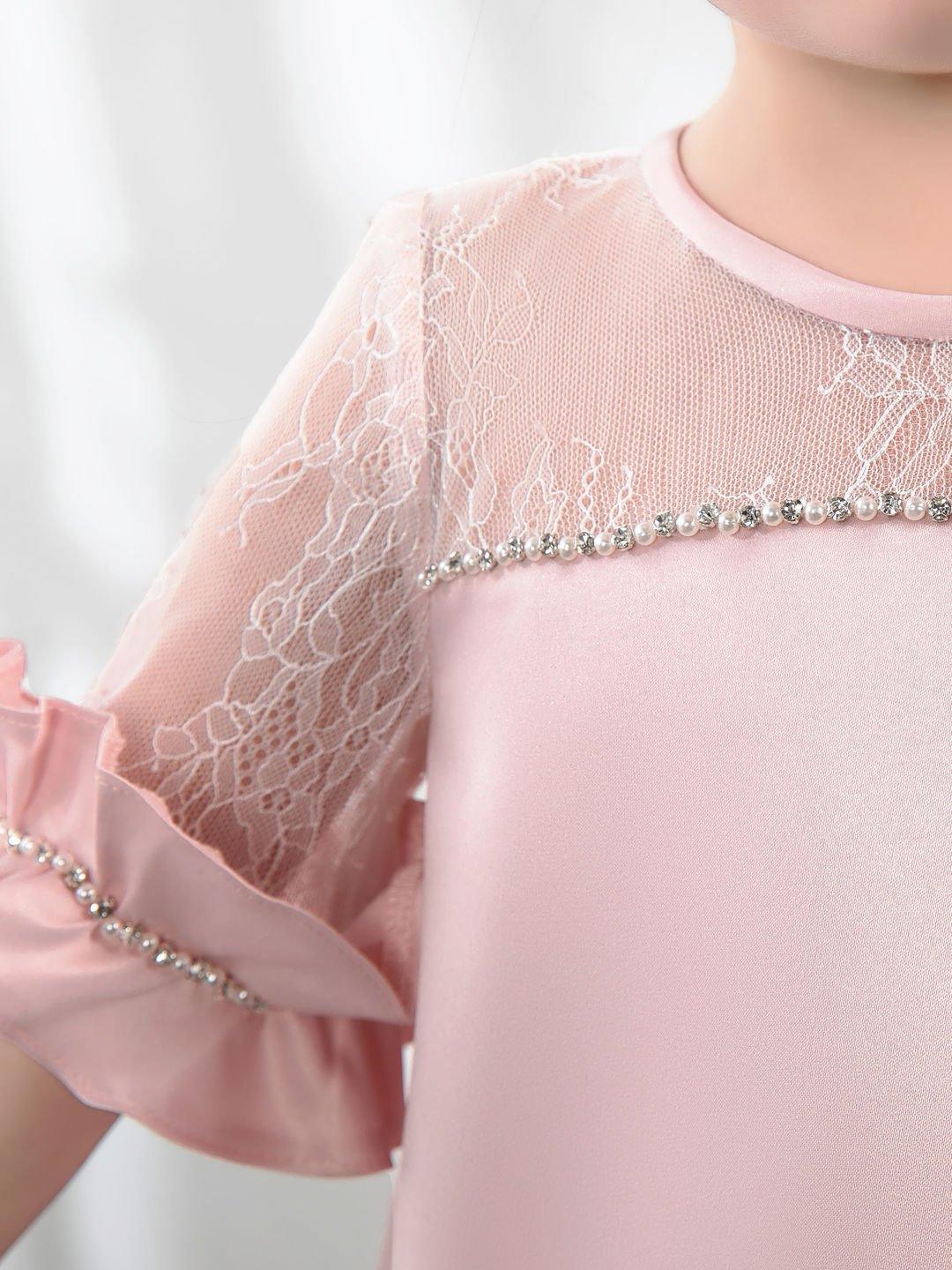 NumberSea - Fashion Kids Princess Cute Dresses Short Sleeves Birthday Dress Children's Occasion Wear Party Dresses Flower Girl Dresses