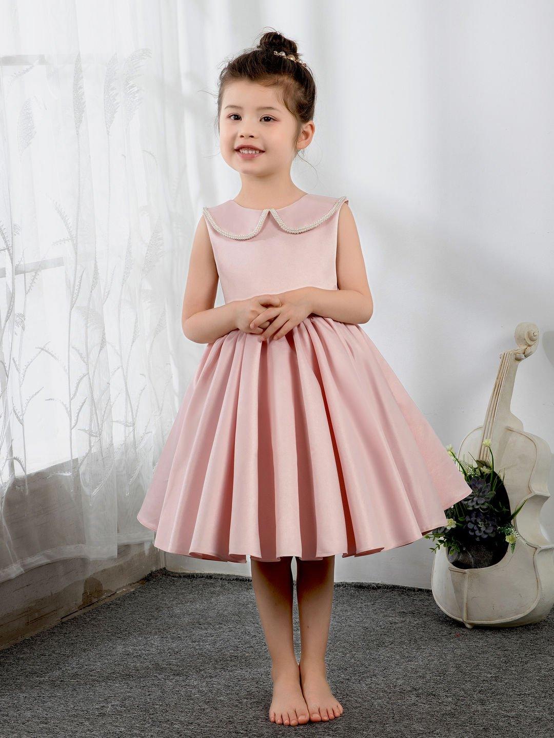 NumberSea - Fashion Kids Princess Cute Dresses Sleeveless Birthday Dress Children's Occasion Wear Party Dresses Flower Girl Dresses