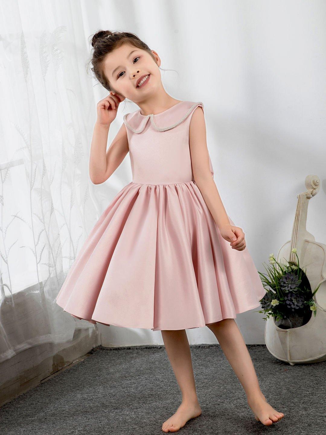 NumberSea - Fashion Kids Princess Cute Dresses Sleeveless Birthday Dress Children's Occasion Wear Party Dresses Flower Girl Dresses