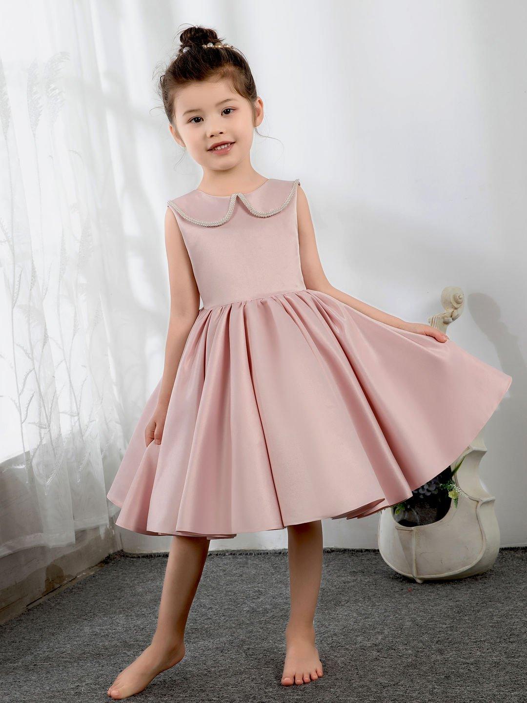 NumberSea - Fashion Kids Princess Cute Dresses Sleeveless Birthday Dress Children's Occasion Wear Party Dresses Flower Girl Dresses