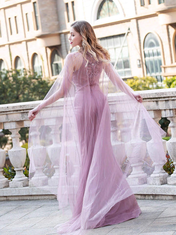 Robes de soirée luxueuses de forme sirène/trompette Numbersea, sans manches, longueur au sol, robes de bal 