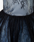 NumberSea - Dark Navy Lace Girls Princess Cute Dresses Birthday Dress Party Dresses Kids Dresses Boutique