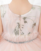 NumberSea - Pink Tulle Sleeveless Girls Princess Dresses Birthday Dress Children's Occasion Wear Party Dresses