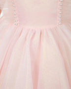 NumberSea - Fashion Pink Tulle Sleeveless Girls Princess Dresses Children's Occasion Wear Party Dresses Birthday Dress