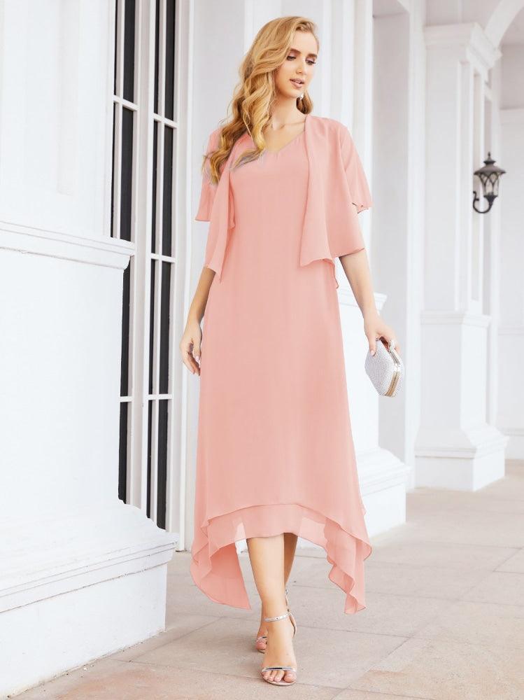 Numbersea Two-Piece A-line Mother of The Bride Dress Formal Party Gown Dress 28073 - numbersea