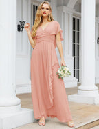 Numbersea Bridesmaid Dresses Backless Formal Prom Gowns for Evening Party Mother of The Bride Dress 28040-numbersea