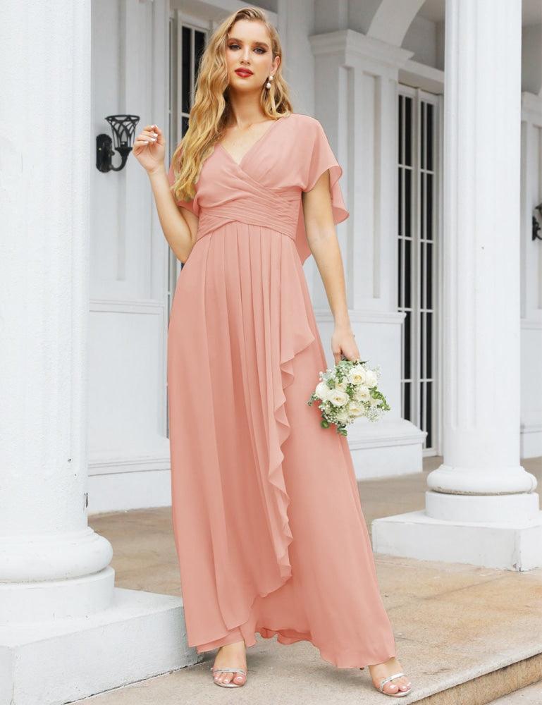 Numbersea Bridesmaid Dresses Backless Formal Prom Gowns for Evening Party Mother of The Bride Dress 28040-numbersea