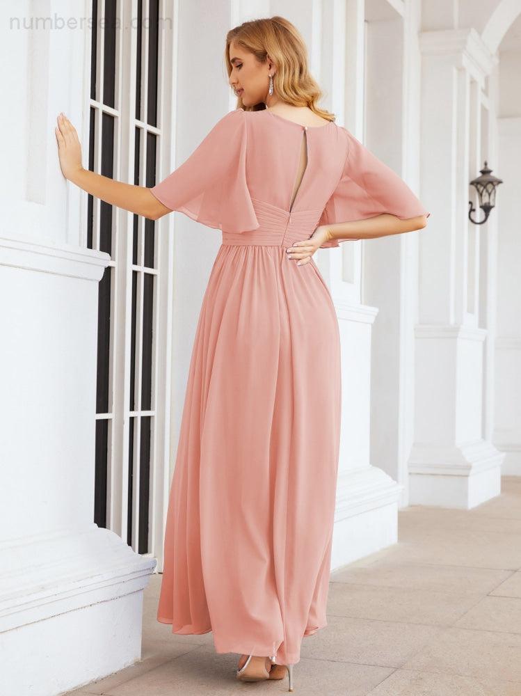 Numbersea Bridesmaid Dresses for Women Wedding Long Party Prom Dress 28068-numbersea