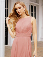 Numbersea Bridesmaid Dresses for Wedding Ruffles Long Formal Prom Gowns 28039-numbersea