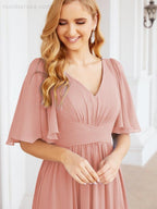 Numbersea Bridesmaid Dresses for Women Wedding Long Party Prom Dress 28068-numbersea