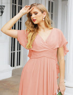 Numbersea Bridesmaid Dresses Backless Formal Prom Gowns for Evening Party Mother of The Bride Dress 28040-numbersea