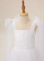 Tulle Ankle-length White Dress (2003227582)