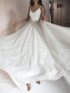 Vestido brillante para boda, fiesta, cumpleaños, corte de cola, sin mangas, tirantes finos, tul con lentejuelas, vestidos de fiesta