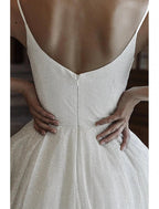 Vestido brillante para boda, fiesta, cumpleaños, corte de cola, sin mangas, tirantes finos, tul con lentejuelas, vestidos de fiesta