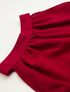 Vestido de fiesta elegante con capas, de gasa, sin mangas, hasta la rodilla, con escote en V y espalda en V para invitados de boda