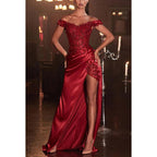 Sweetheart Spaghetti Straps Sequined Sheath Long Prom Evening Dress